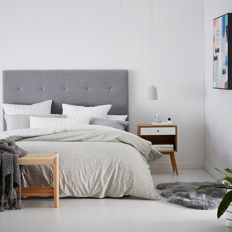 Pai Quilted Quilt Cover White