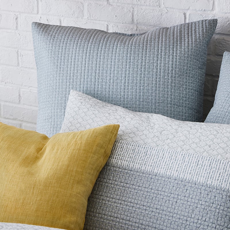 Amaranth Quilted Quilt Cover Slate