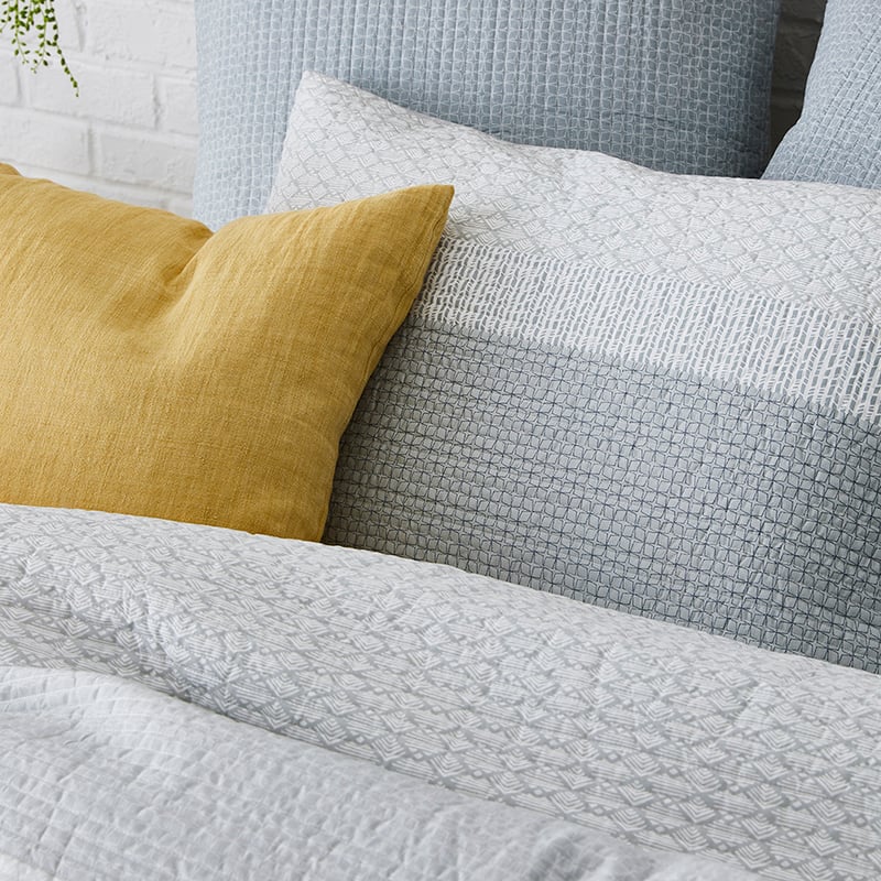 Amaranth Quilted Quilt Cover Slate
