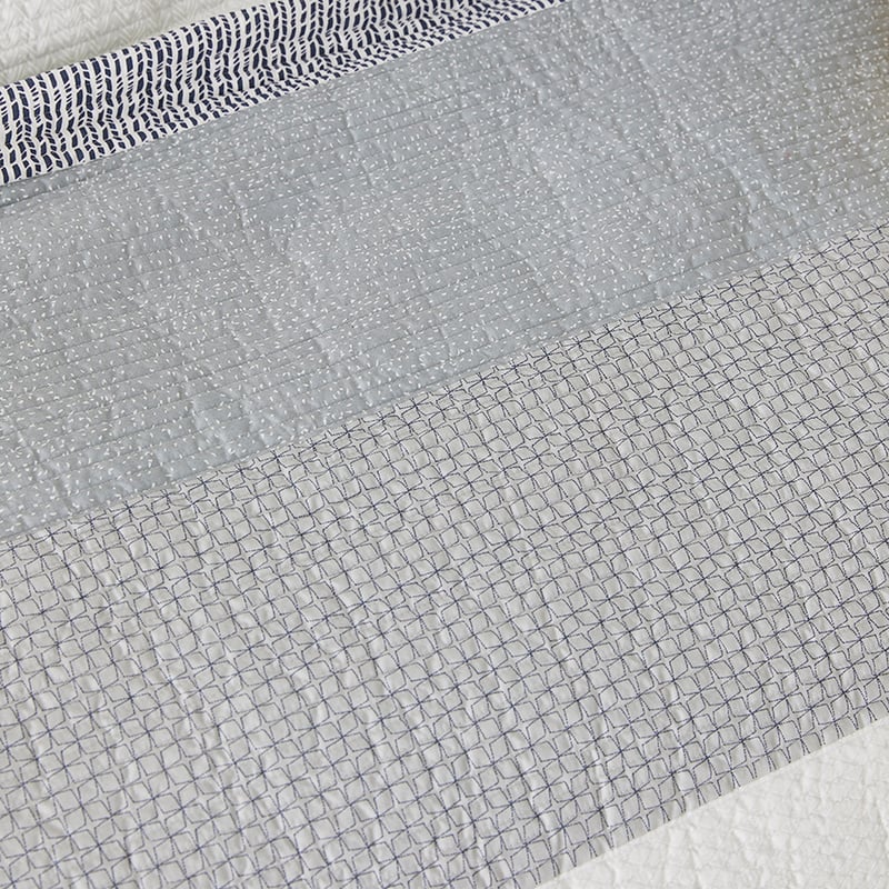 Amaranth Quilted Quilt Cover Slate