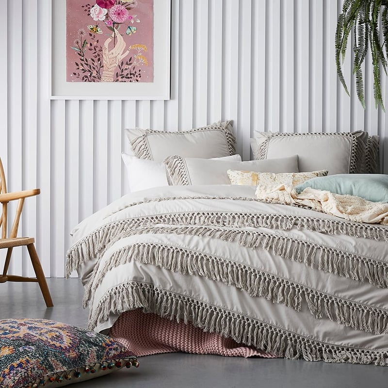 Taho Quilt Cover Set Slate