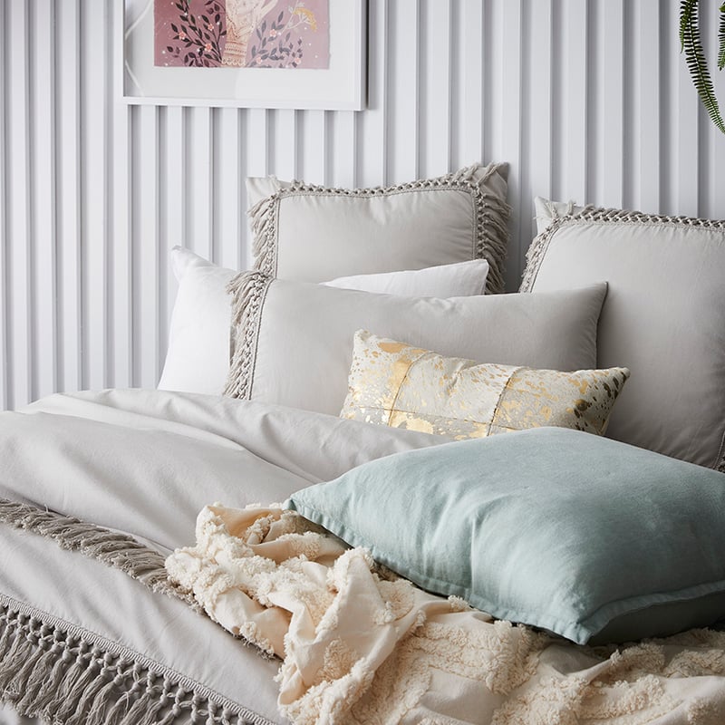 Taho Quilt Cover Set Slate