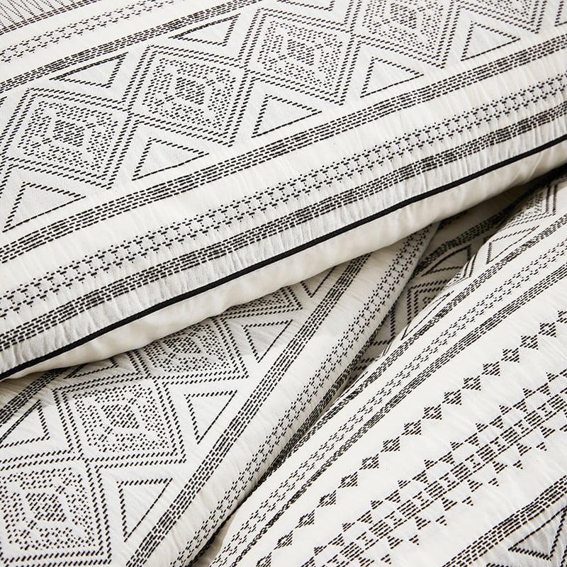 Chikasha Natural Quilt Cover Set