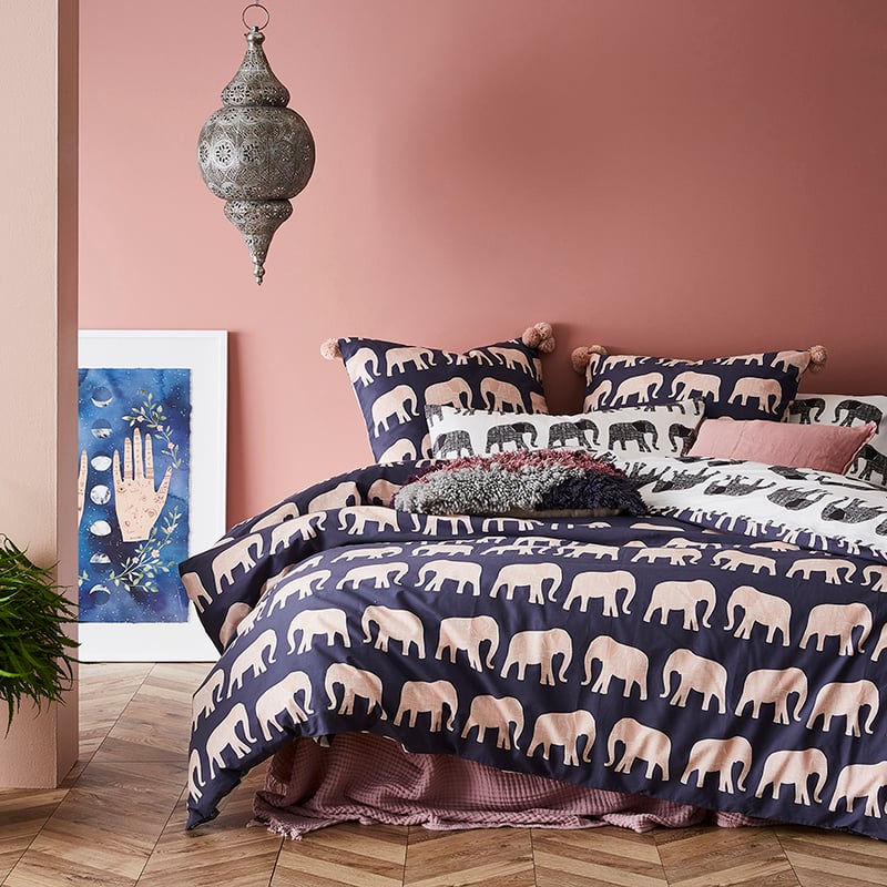 Bahati Quilt Cover Set White