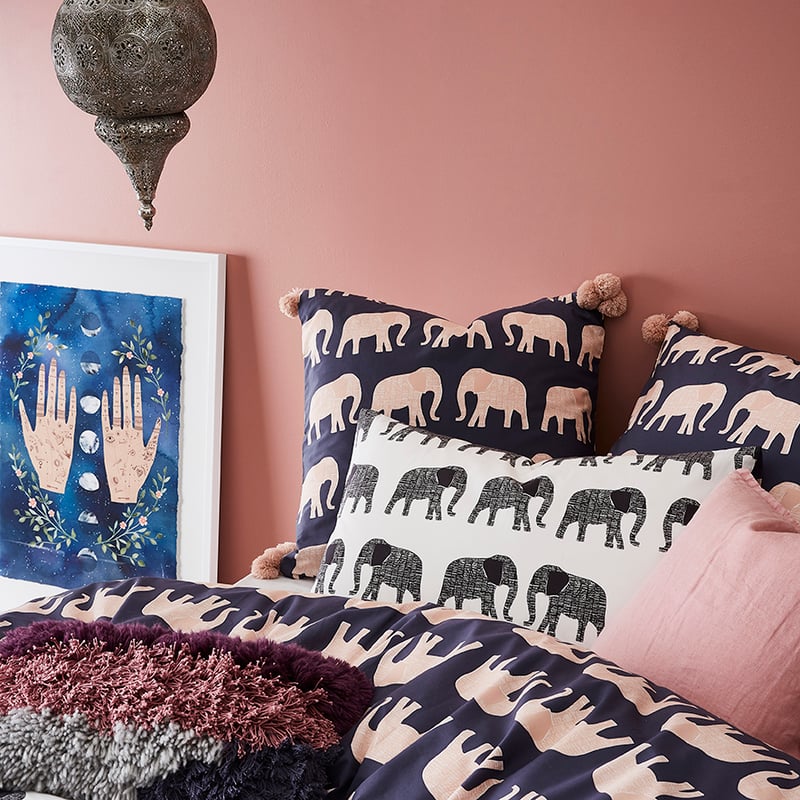 Bahati Quilt Cover Set White