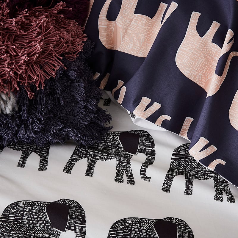 Bahati Quilt Cover Set White