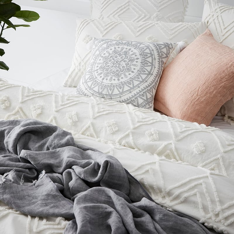 Kerela Quilt Cover Natural