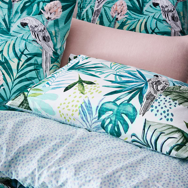 Paradise Quilt Cover Set Green
