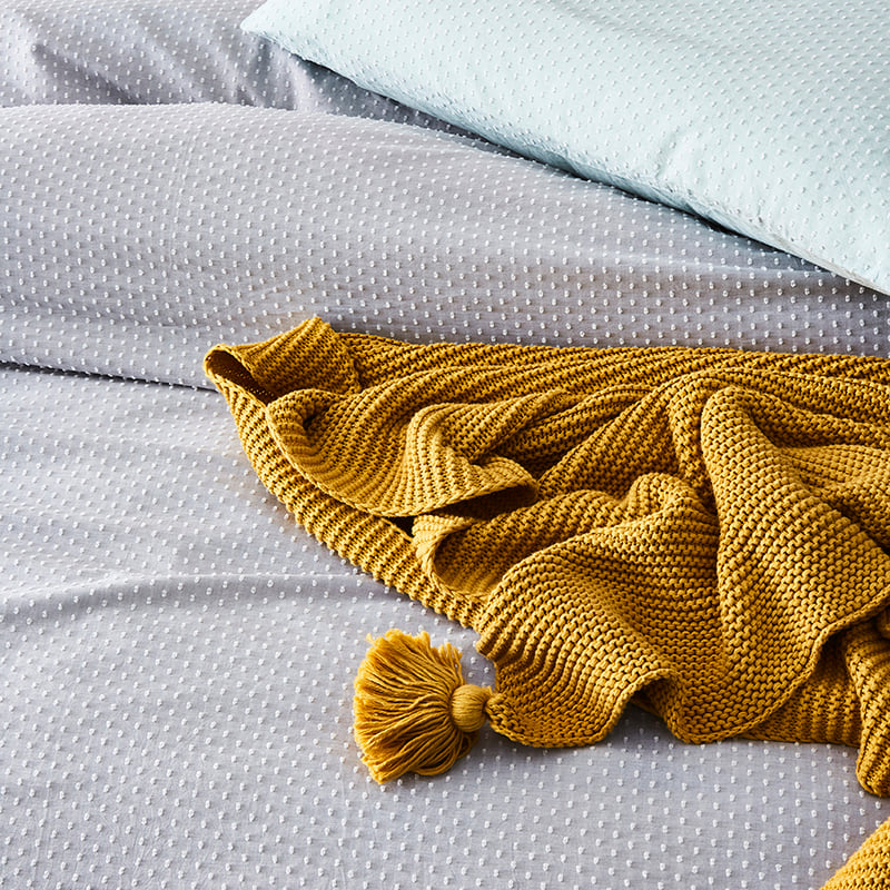 Harley Quilt Cover Set Silver Storm