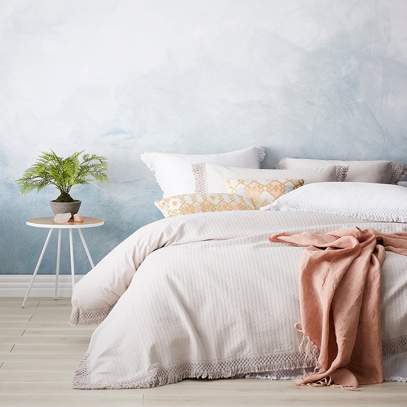 Mena Quilt Cover Natural