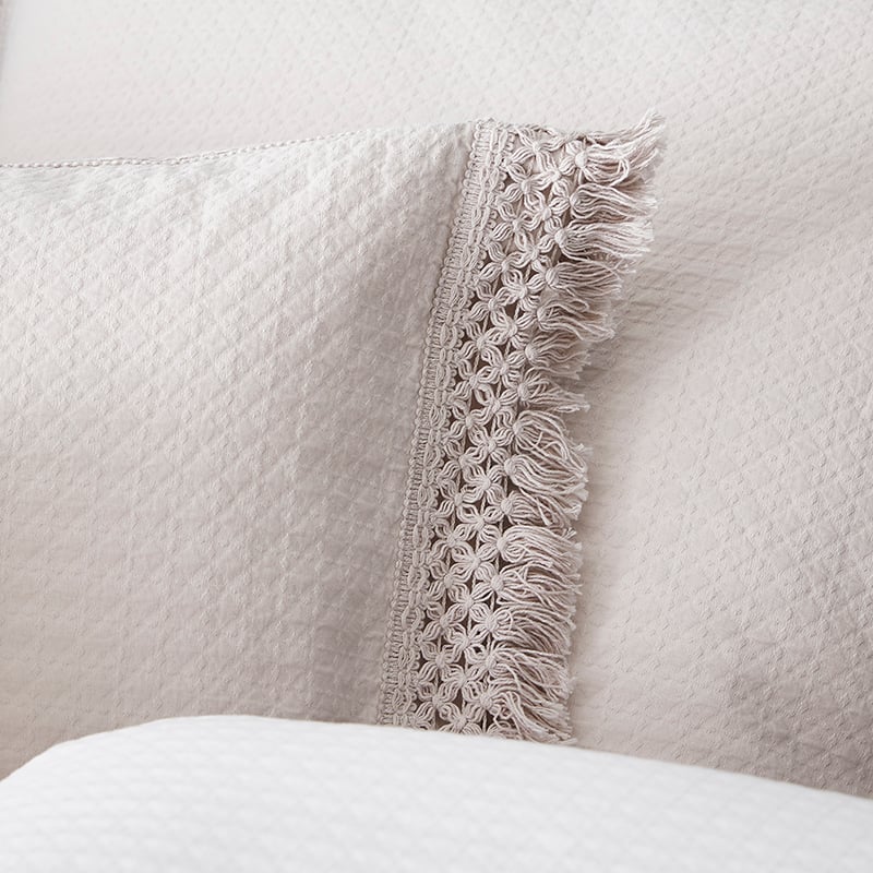 Mena Quilt Cover Natural