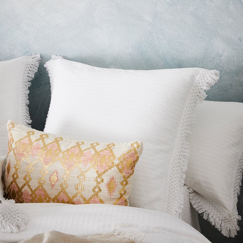 Mena Quilt Cover White