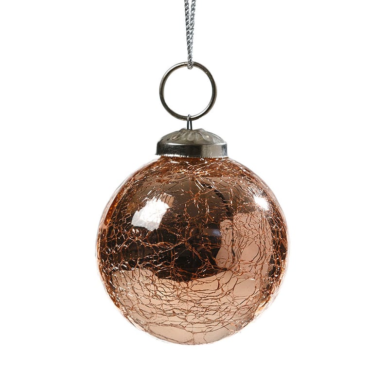 Rose Gold Mercury Bauble