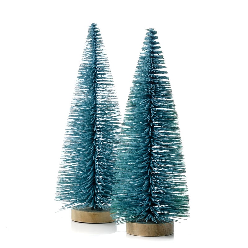 Sage Frosted Pine Table Tree Decoration