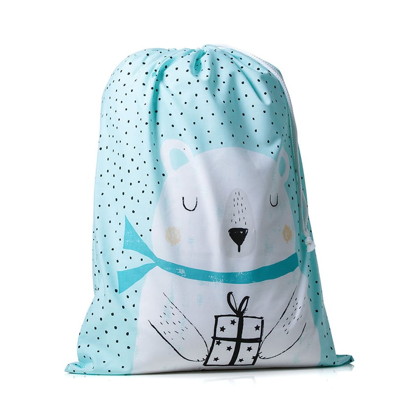 Mint Bear Santa Sack