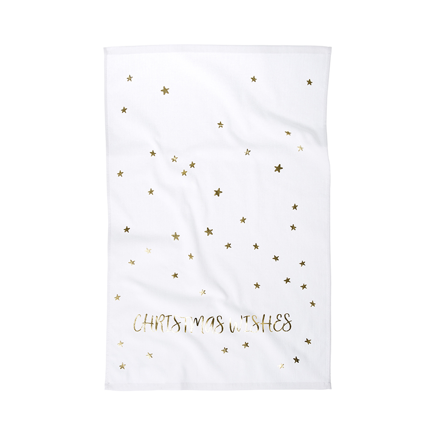 Christmas Tea Towels Santa Pack of 2