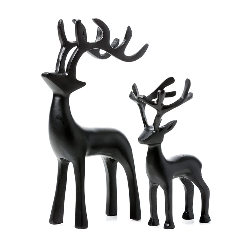Festive Reindeer Black 