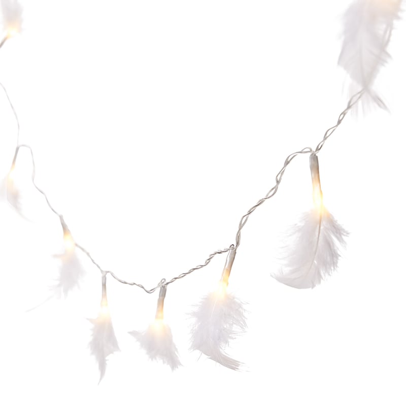 Feather String Lights