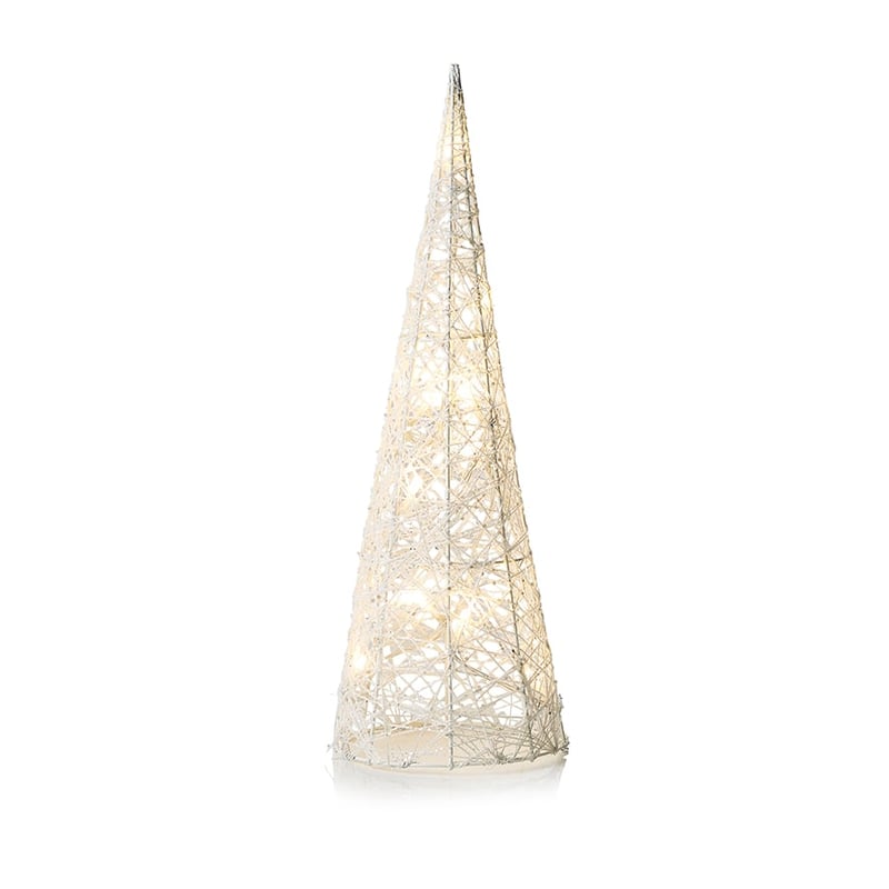 Cone Tree Lights White 