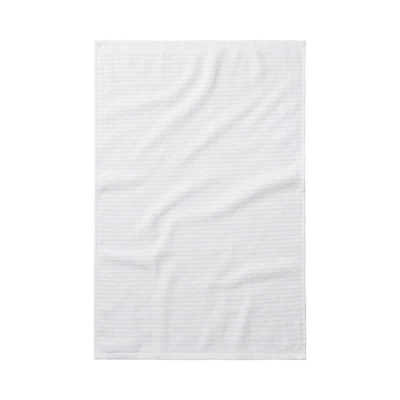 Christmas Tea Towels Silver Lurex Pack of 2