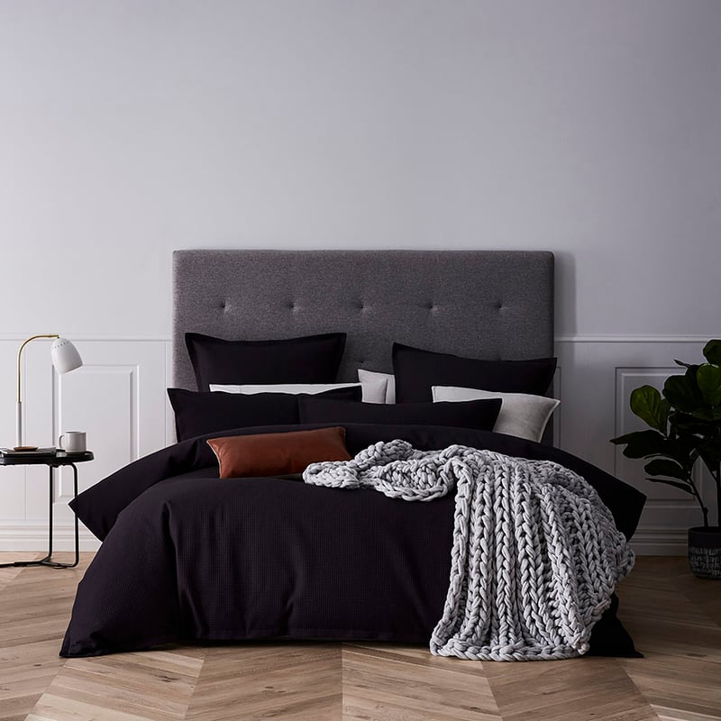 Tribeca Waffle Quilt Cover Set Iron