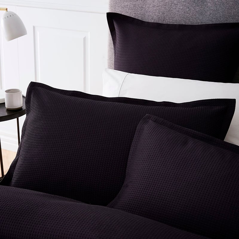 Tribeca Waffle Quilt Cover Set Iron