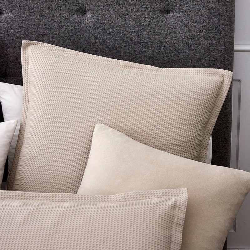 Tribeca Waffle Quilt Cover Set Stone