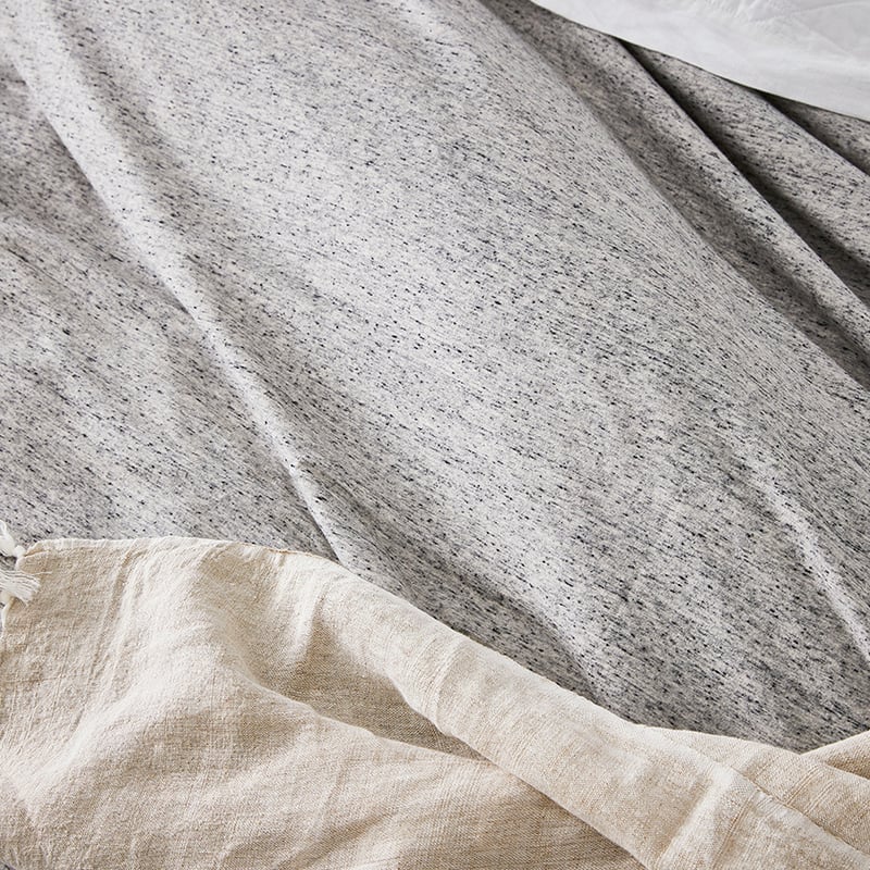 Ultra Soft Jersey Quilt Cover Dark Marble