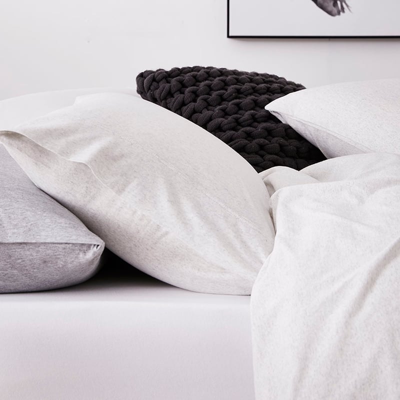 Ultra Soft Jersey Quilt Cover Marble 