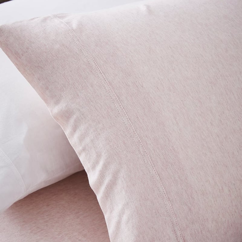 Ultra Soft Jersey Quilt Cover Pink Marble