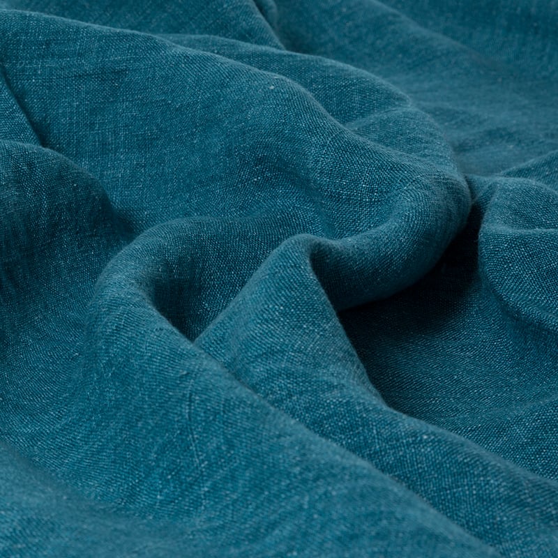 Malmo Linen Throw Teal 