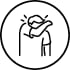 Coughing icon.