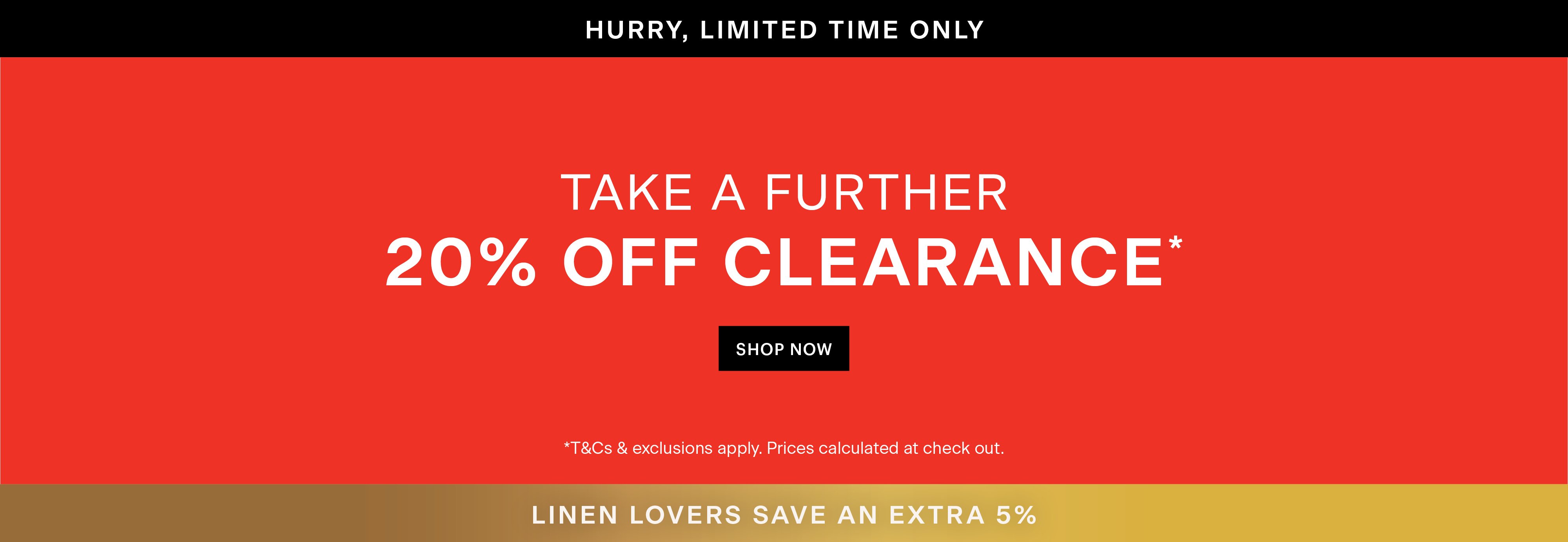 Adairs Autumn Sale.