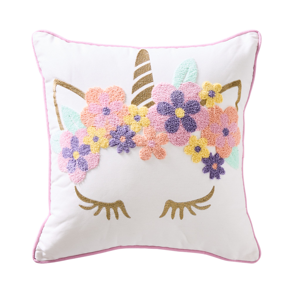 Case floral unicorn pillow on sale