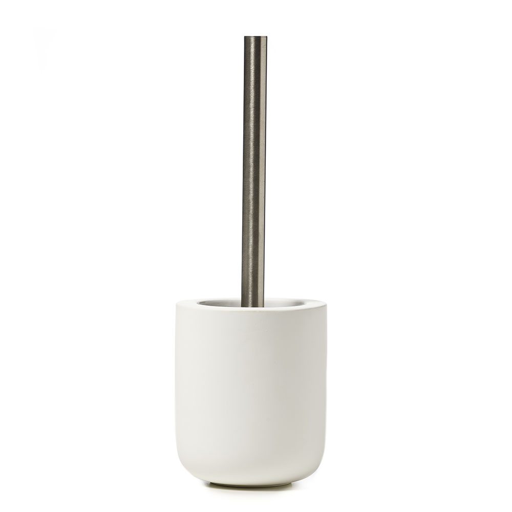 Dane Bathroom Accessories White & Silver Adairs