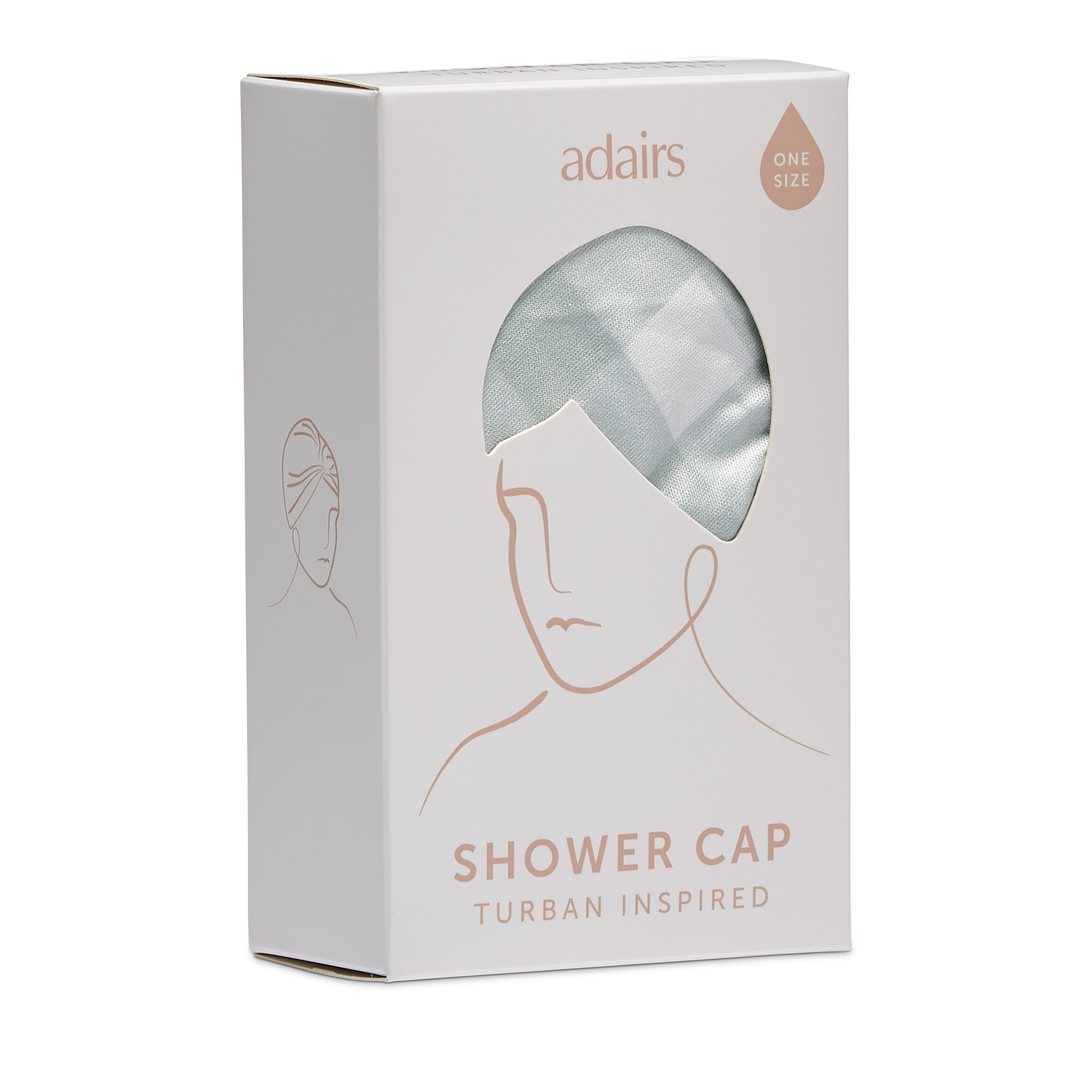 Printed Gingham Eucalyptus Shower Cap Bathroom Adairs