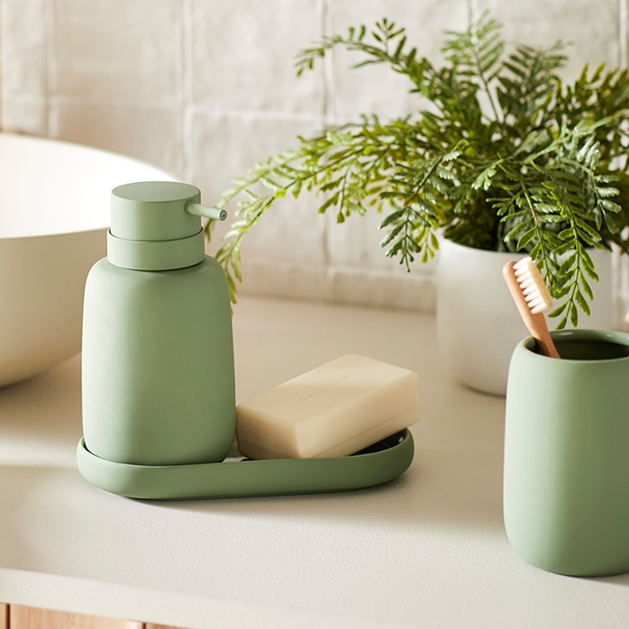 Felix Green Bathroom Accessories Adairs