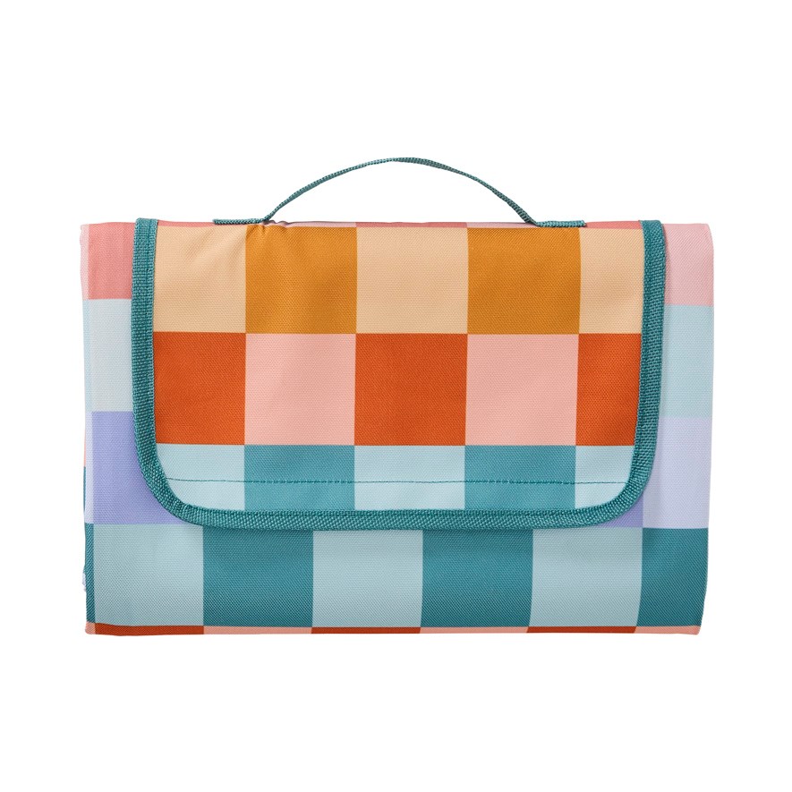 Multi Gingham Picnic Rug Adairs