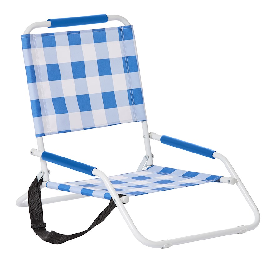 Blue Gingham Beach Chair Beach Adairs