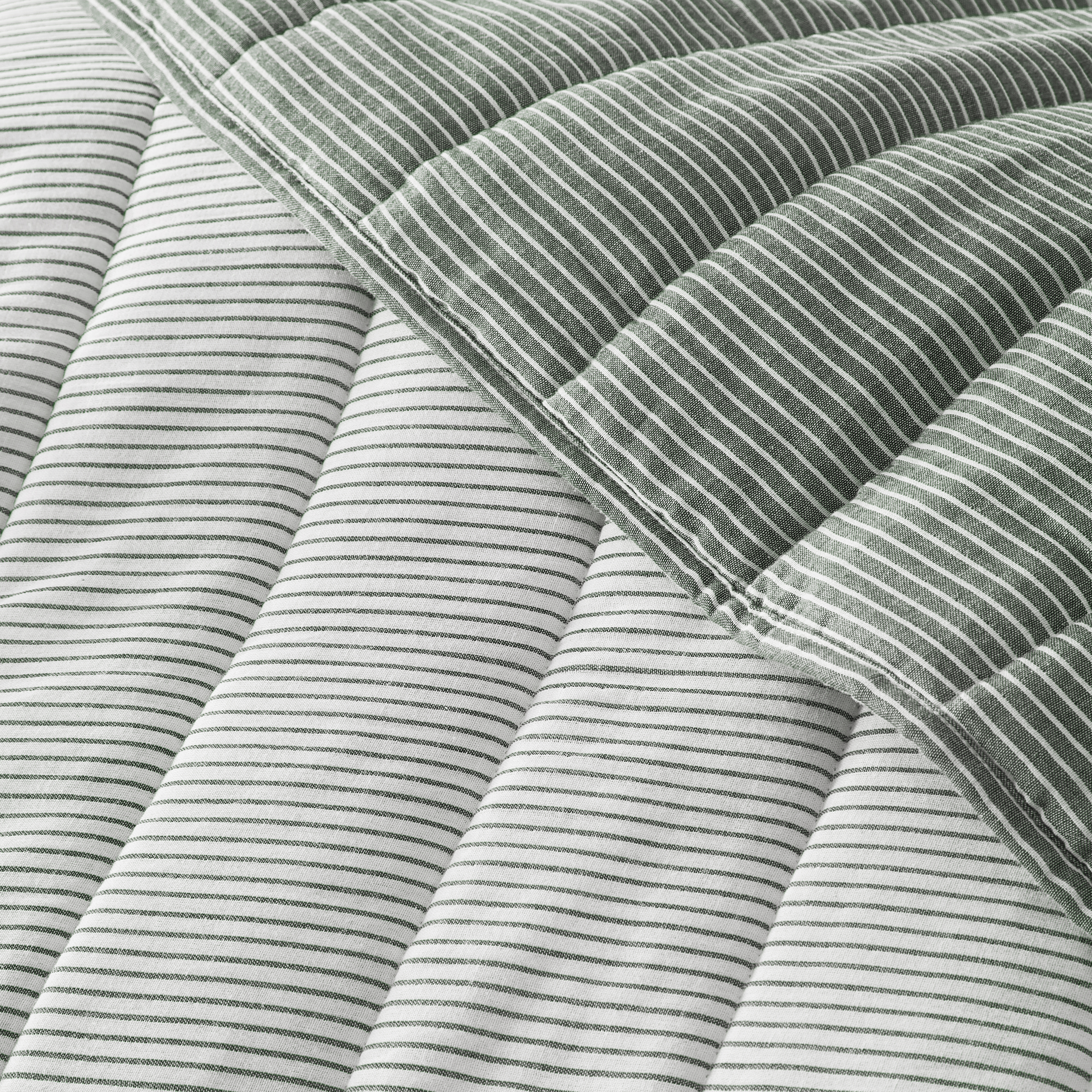 Cove Cypress Quilted Coverlet + Pillowcases Adairs