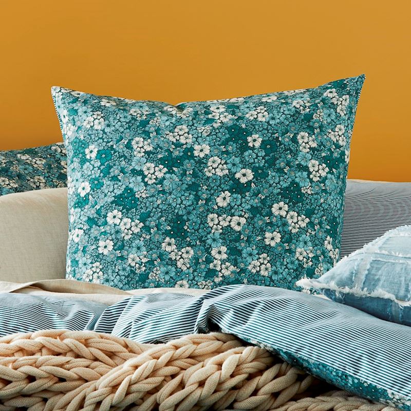 Cypress Bloom Green Pillowcases | Adairs