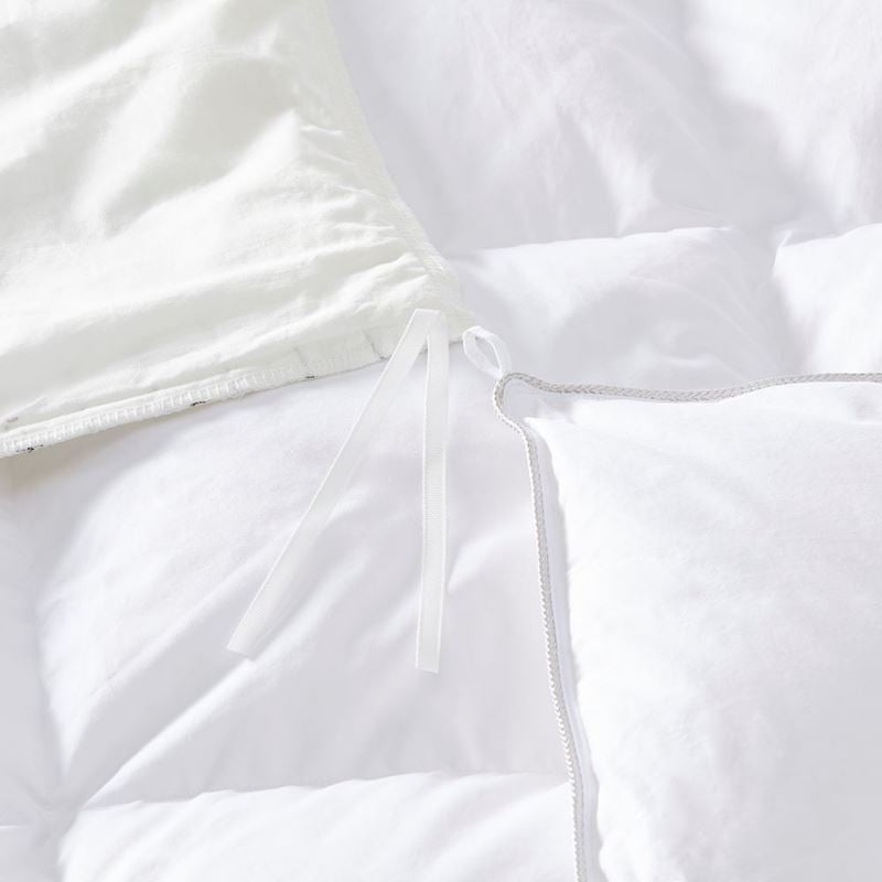 Berlin Waffle White Quilt Cover Set + Separates