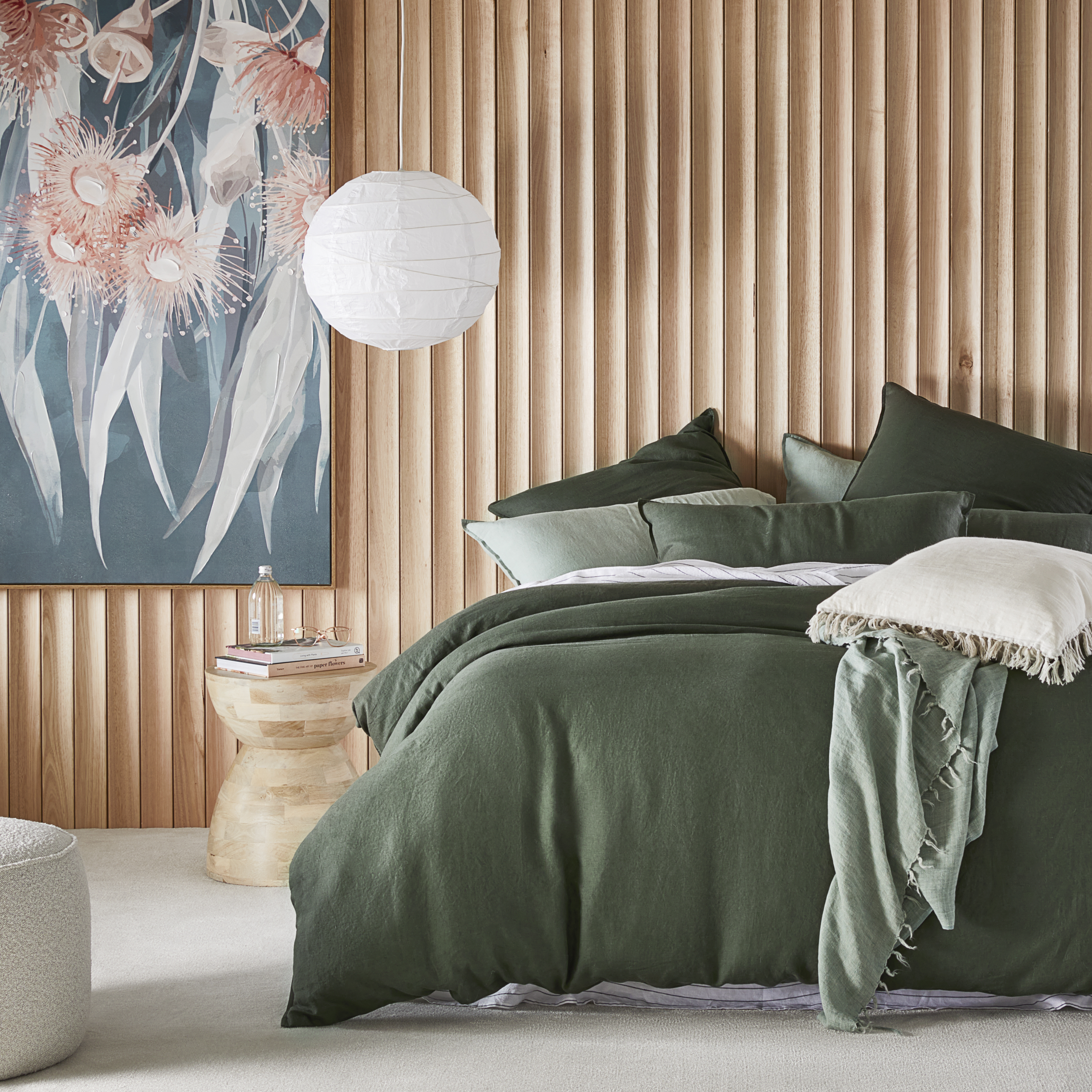 Luxurious Vintage Washed Linen Quilt Covers & Sheets Adairs