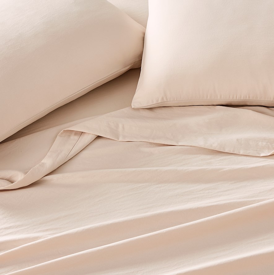 Microplush Natural Sheet Set Adairs