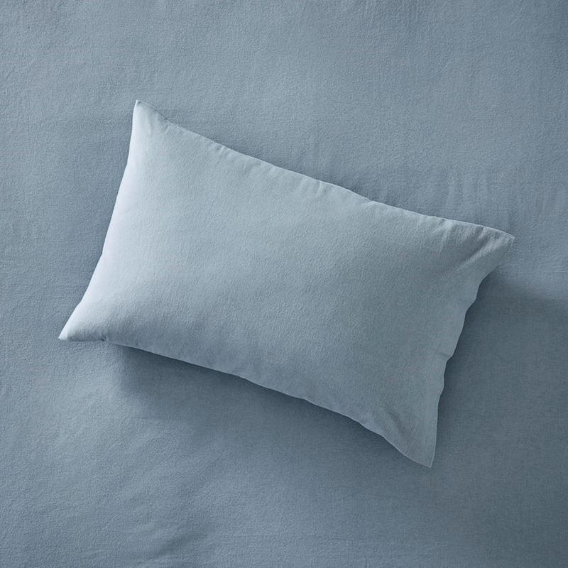 Flannelette Powder Blue Sheet Set + Pillowcases
