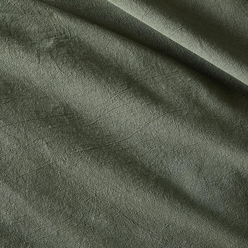 Stonewashed Cotton Basil Sheet Separates + Pillowcases