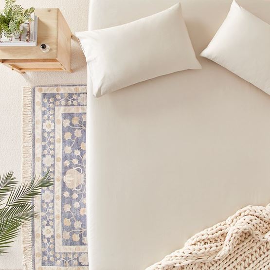 600TC Bamboo Cotton Natural Sheet Separates + Pillowcases