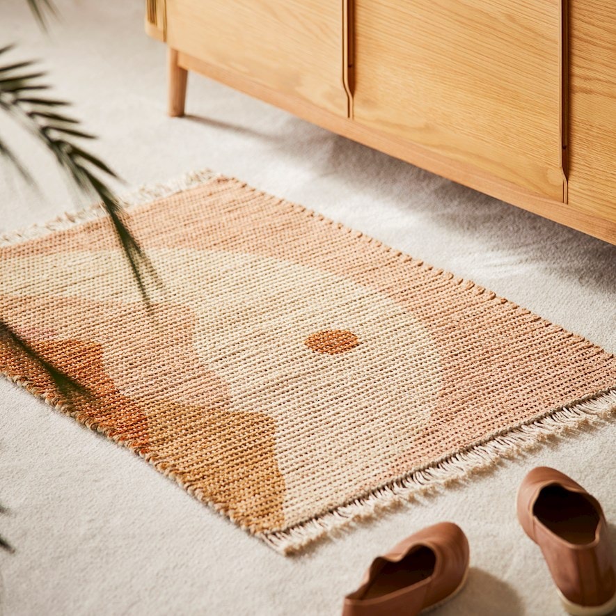 Maus Haus Peach Sky Indoor Mat Adairs