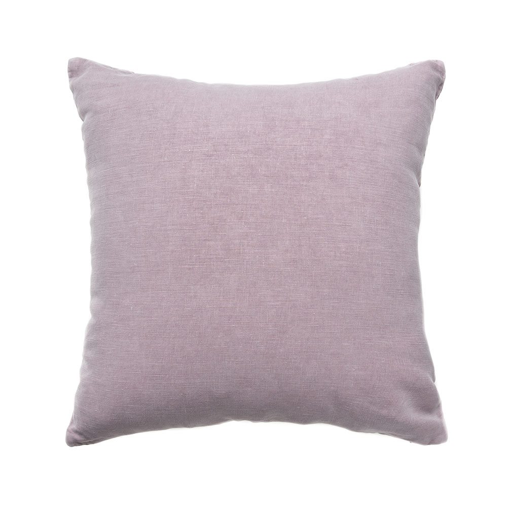 Vintage Washed Linen Lilac Cushion Adairs