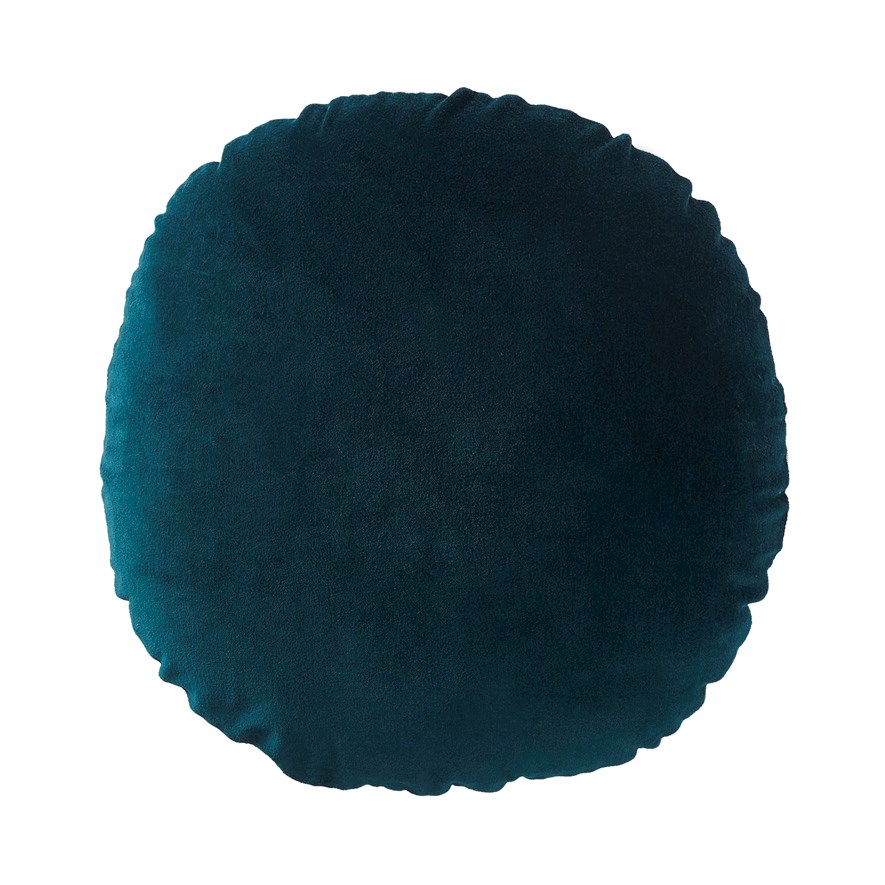 Bombay Peacock Round Velvet Cushion Homewares Adairs
